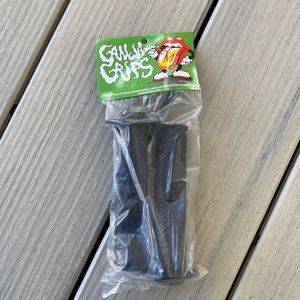 S&M BIKES BMX GANJA BICYCLE GRIPS 140mm BLACK